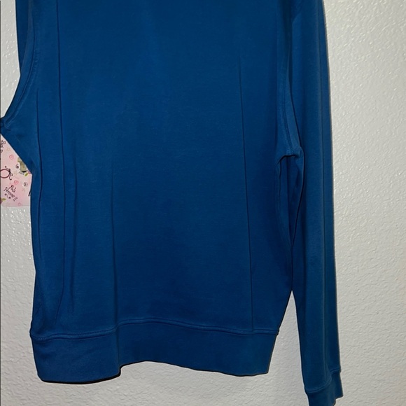 Burberry Men's Blue Half-Zip Sweater Large - Picture 5 of 6